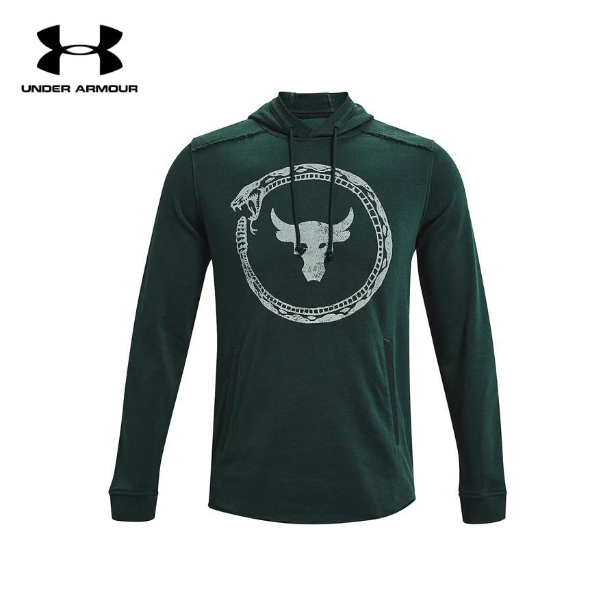 Áo khoác hoodie tay dài có nón thể thao nam Under Armour Project Rock Terry Snake - 1361747-384