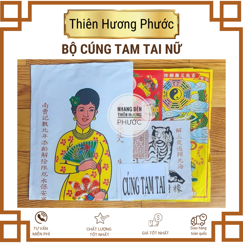 Bộ cúng tam tai năm 2022