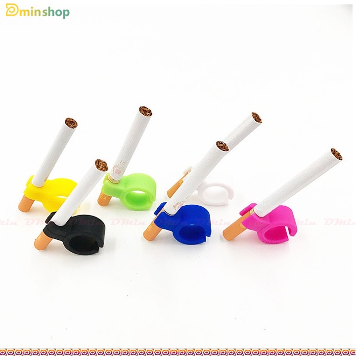 Sring L10 - Nhẫn Silicon Kẹp Điếu Thuốc, Sử Dụng Khi Lái Xe, Chơi Game, Liên Quân, LMHT, PUBG, Free Frire