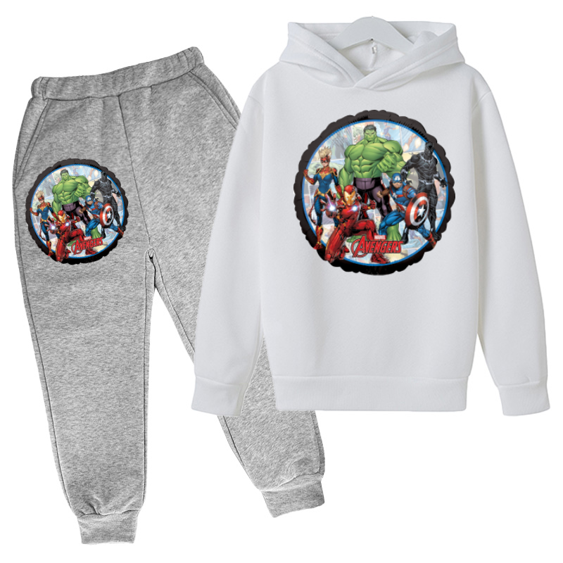 Spidermαn Áo Hoodie Siêu Anh Hùng Áo Hoodie Game Áo Hoodie Bộ Thu Trẻ Em Áo + Quần 2 Bộ Teen Dễ Thương Áo Hoodie bộ Bé Trai Quần Áo