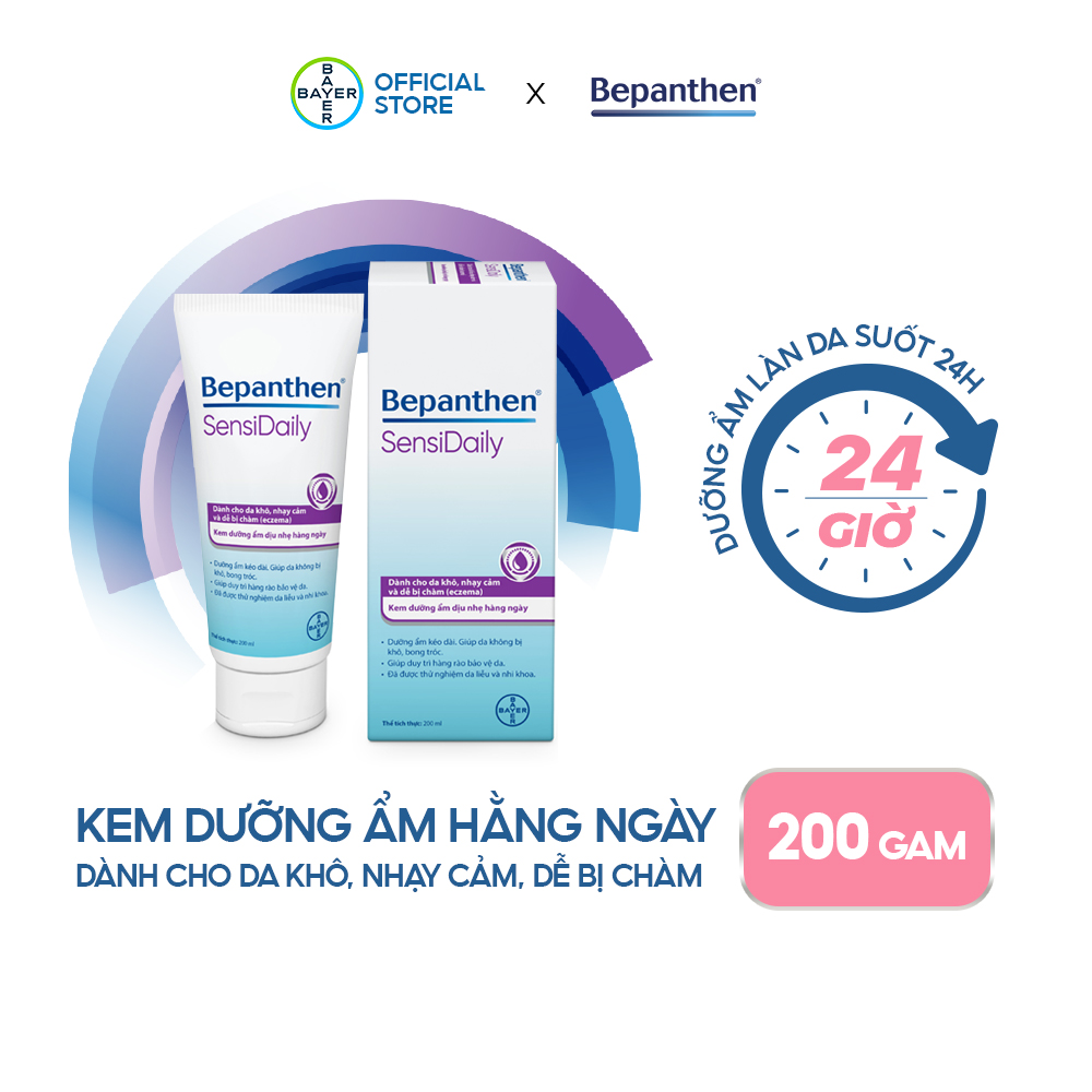 Kem Dưỡng Ẩm Hằng Ngày Bepanthen Sensidaily 150ML