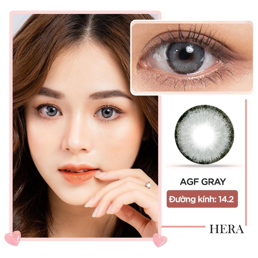 Kính Áp Tròng Hera Xám Gỗ Vintage 0 - 6 Độ DRIFTWOOD GRAY Nhập Khẩu Hàn Quốc Lens Cận 6 Tháng (1 cặp)