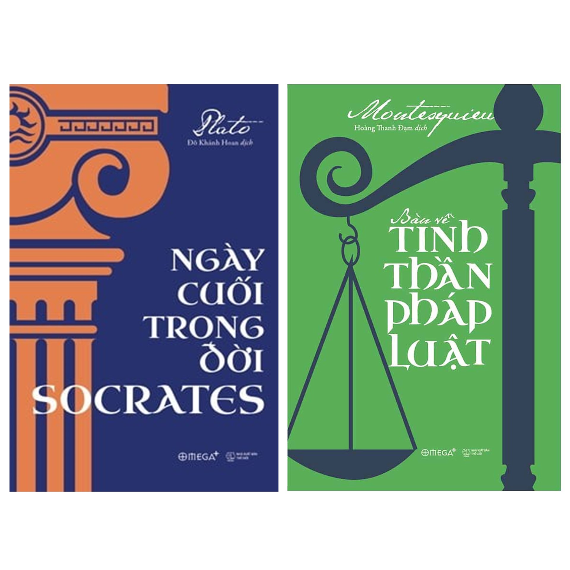 Combo Sách : Ngày Cuối Trong Đời Socrates + Bàn Về Tinh Thần Pháp Luật