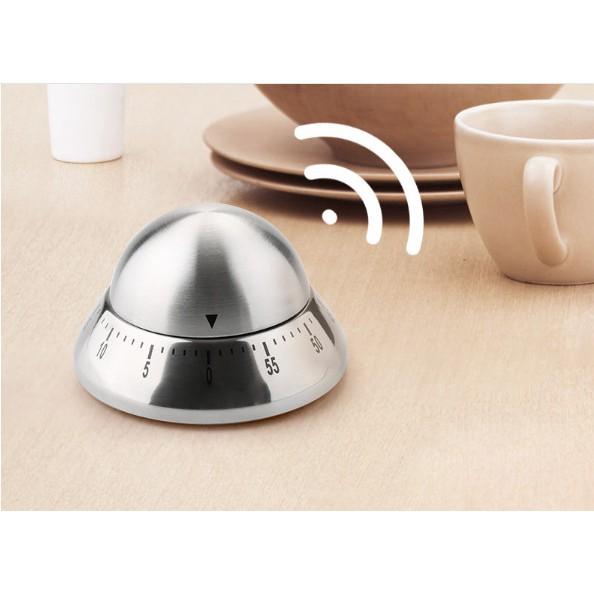 Đồng hồ hẹn giờ nấu ăn DH85 Taiwan inox 304 sáng bóng đếm ngược thời gian nấu có chuông báo dùng trong nhà bếp Hcm