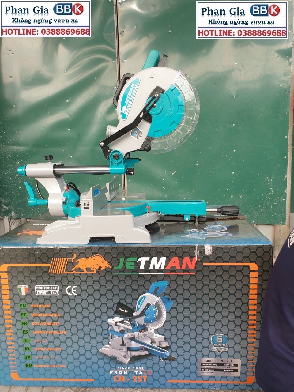 Máy Cắt Nhôm Trượt JETMAN 2000W JM-256 Chính Hãng