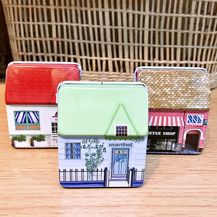 hộp nhạc kim loại cửa tiệm hạnh phúc hộp nhạc kim loại cửa tiệm hạnh phúc