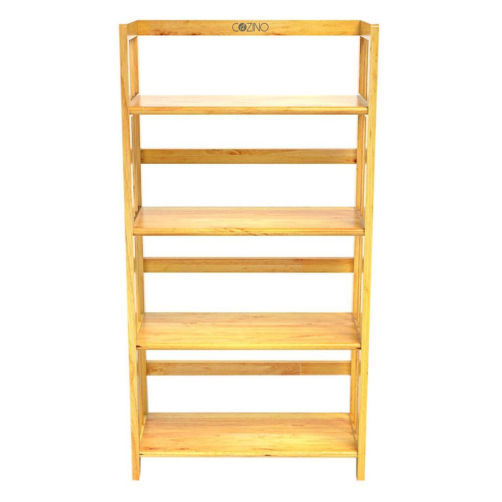 Kệ Sách 4 Tầng Rộng 60cm Gỗ Tự Nhiên 100%