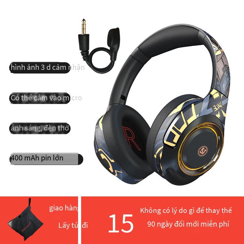 Tai nghe bluetooth gắn trên đầu phong cách mới nhất Tai nghe khử tiếng ồn ANC Tai nghe không dây MP3 tai nghe trò chơi khử tiếng ồn