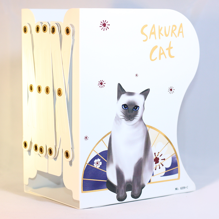 Kệ Chặn Sách Xếp - Sakura Cat - 6239