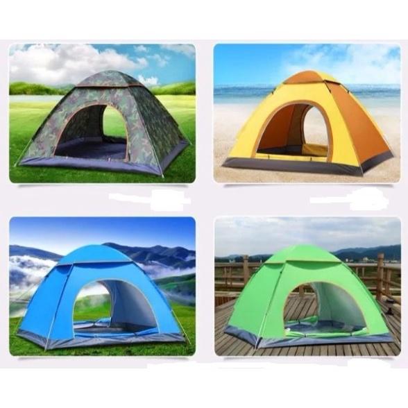 Lều trại tự bung 4-6 người sale giá tốt nhất, hàng loại 1 thiết kế 2 cửa thoáng