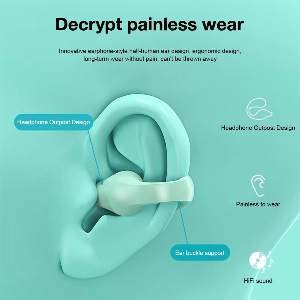 Tai nghe không dây VIRWIR S3 TWS dạng kẹp màn hình LED kỹ thuật số chuyên dụng để lái xe