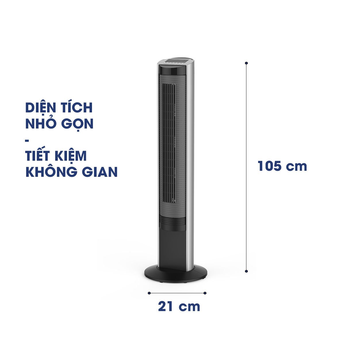 Quạt tháp không cánh Panworld PW-089 Quạt không ồn chính hãng Thái Lan - Hàng chính hãng