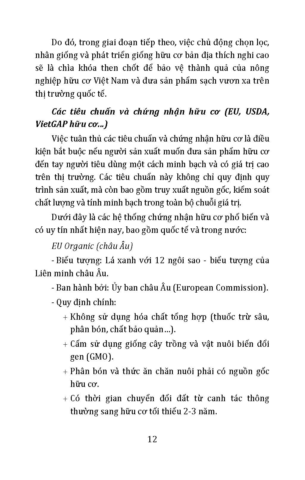Nông Nghiệp Hữu Cơ - Chọn Giống Hữu Cơ