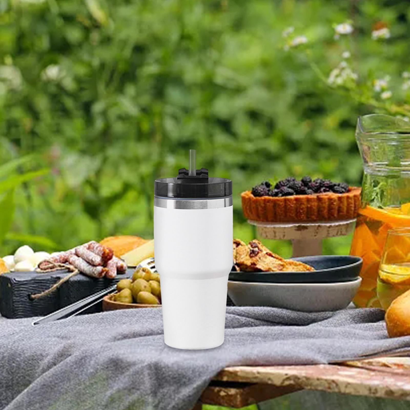 Insulated Tumbler Vacuum Insulated Leakproof with Lid and Straw Thermal Cup