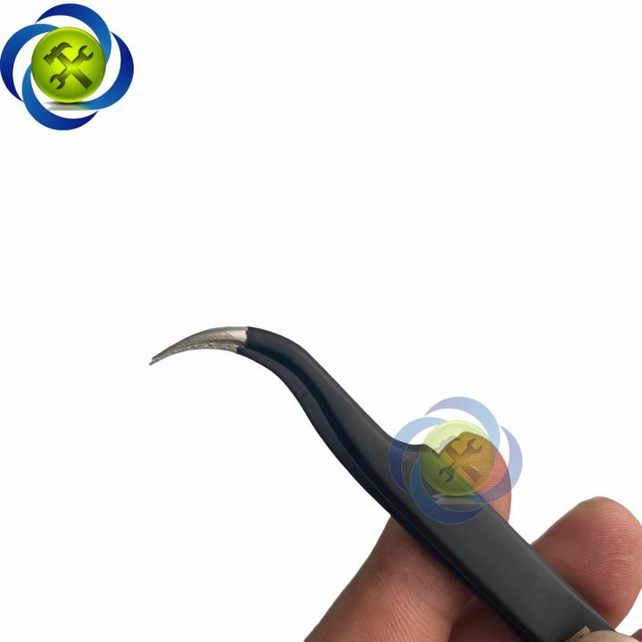 Nhíp gắp linh kiện mũi cong ASAKI AK-9205 dài 120mm