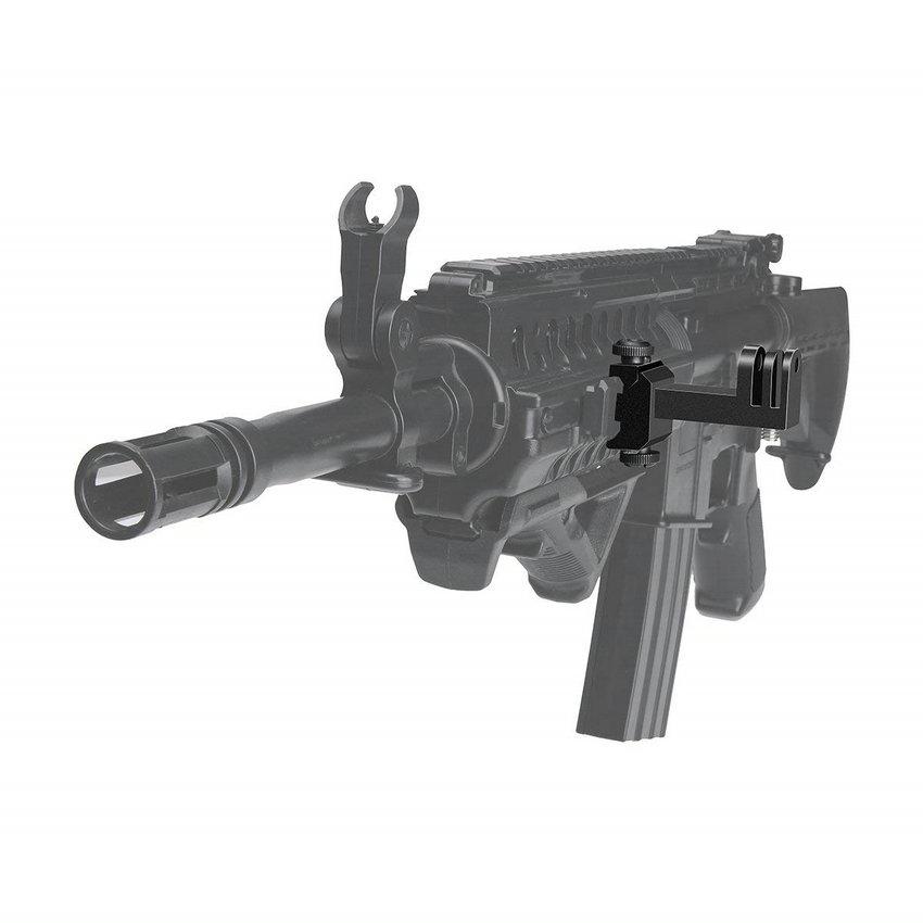 Camera hành động Side Gun Mount Mount Picatinny Rail Bộ bộ điều hợp