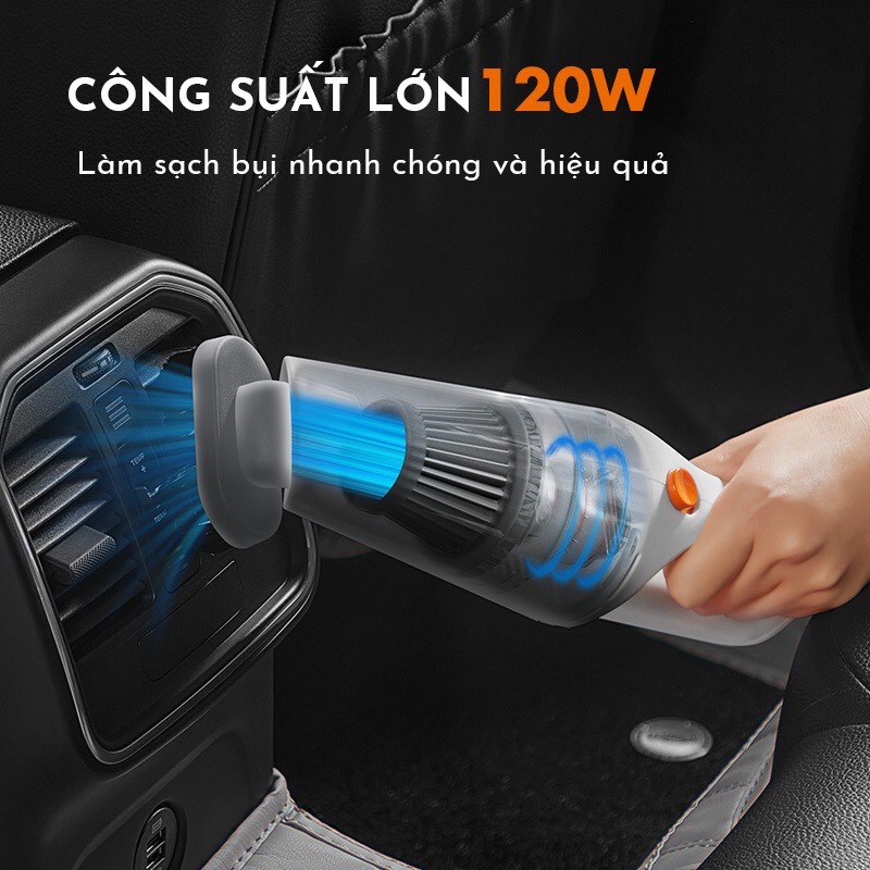 Máy hút bụi ô tô cầm tay GAA BOR GVCC-M4A1 lực hút mạnh bền bỉ