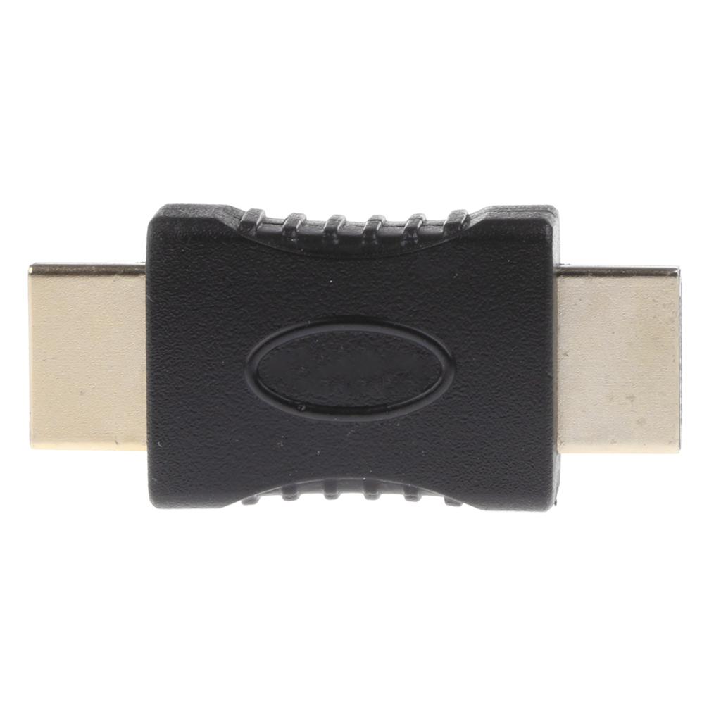 19-pin Type-A HDMI Male to HDMI Female Coupler Adapter Converter 1080P Connector with Gold-plated
