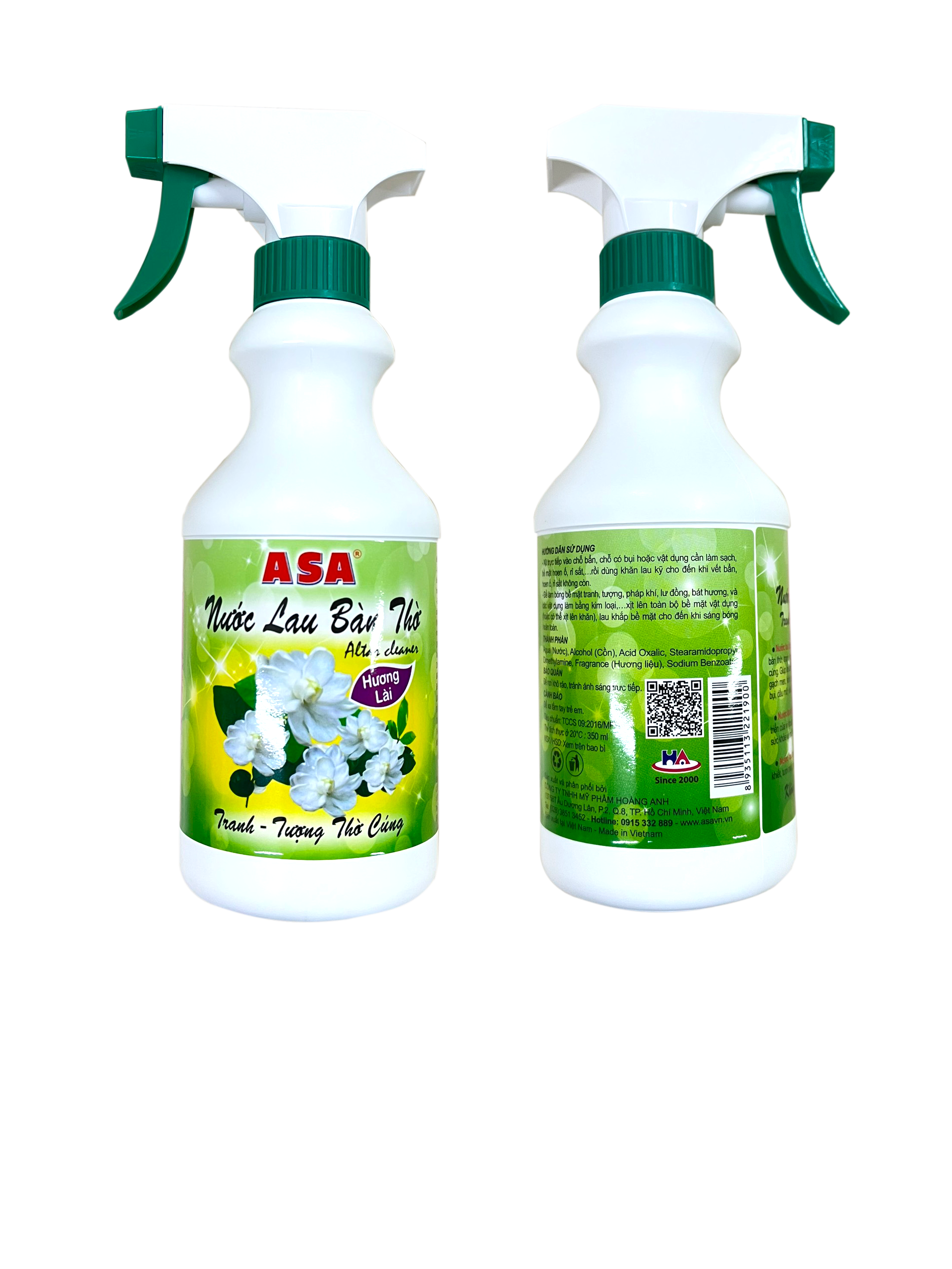 Nước lau bàn thờ Hương Lài 350ml