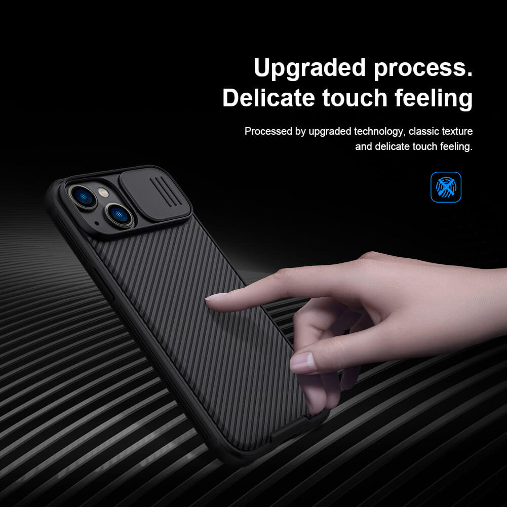 Ốp lưng maqsafe chống sốc cho iPhone 14 Plus bảo vệ Camera hiệu Nillkin Camshield Pro chống sốc cực tốt, chất liệu cao cấp, có khung & nắp đậy bảo vệ Camera - hàng nhập khẩu