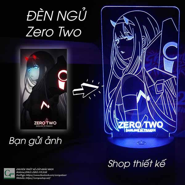 Đèn Ngủ ZeroTwo Siêu Dễ Thương Siêu Ngầu