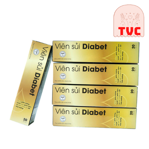 Combo 2 Hộp VIÊN SỦI DIABET - Xoa tan nỗi lo tiểu đường, giúp ổn định đường huyết, ngăn ngừa các biến chứng bệnh tiểu đường
