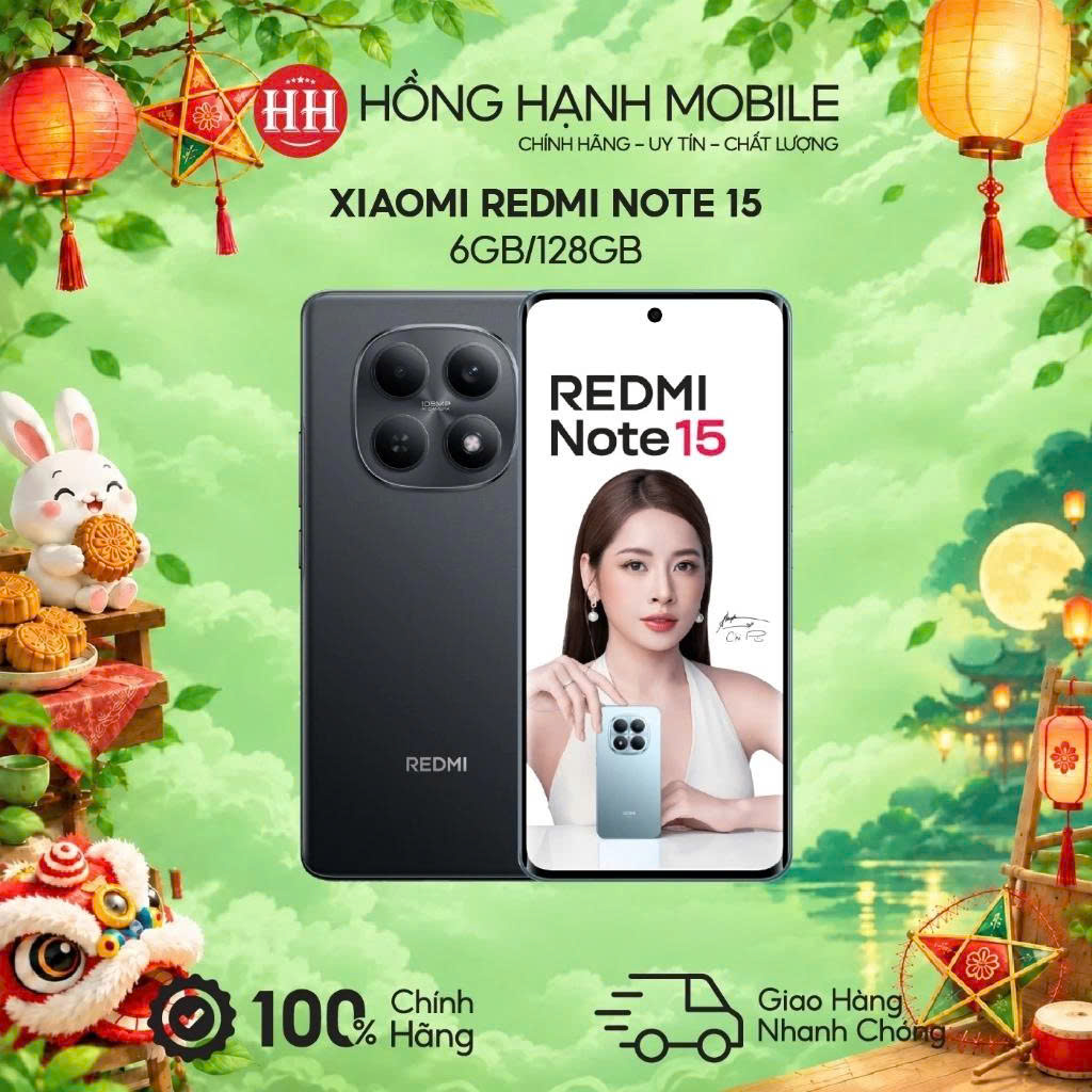 Điện Thoại Xiaomi Redmi Note 15 6GB/128GB - Hàng Chính Hãng