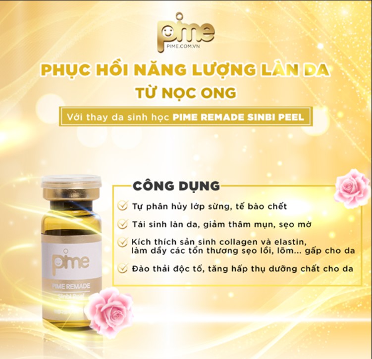 PEEL THAY DA NỌC ONG CHUYÊN SÂU PIME REMADE SINBI ( LỌ 10ml)