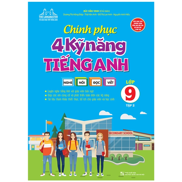 Sách - Chinh phục 4 kỹ năng tiếng anh Nghe - nói - đọc - viết lớp 9 tập 2