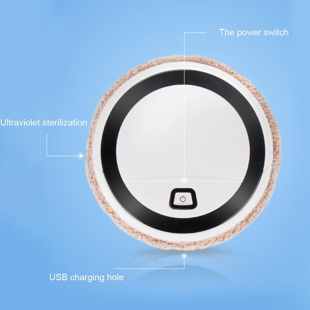 Robot lau sàn mini đa chức năng thông minh di động, tự động, sạc USB