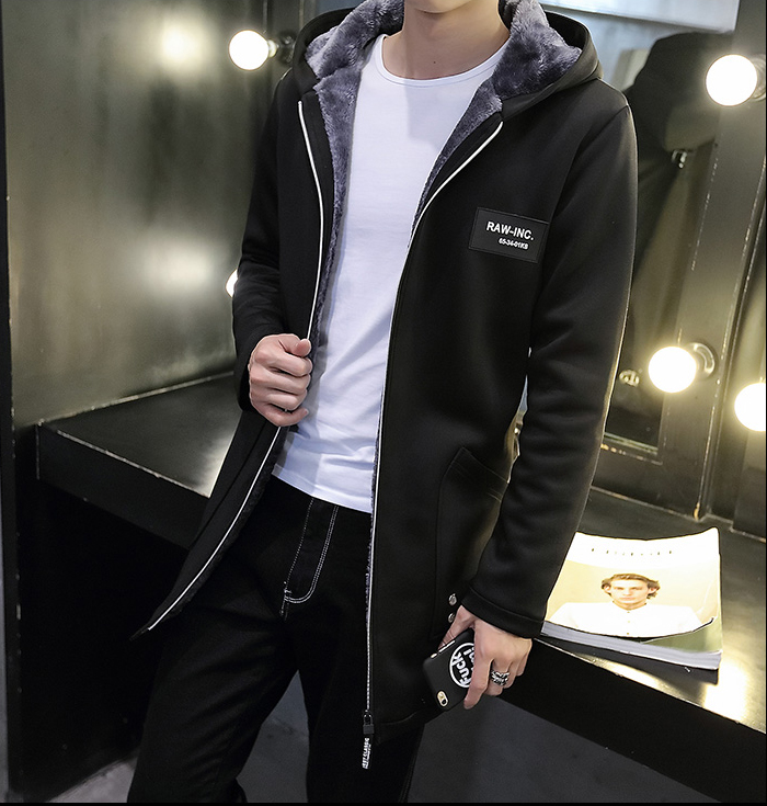 Áo khoác nỉ AN07 dáng dài , Áo khoác nam chất nỉ lót lông kiểu dáng hoodie phong cách Streetwear độc đáo, cá tính, trẻ trung năng động