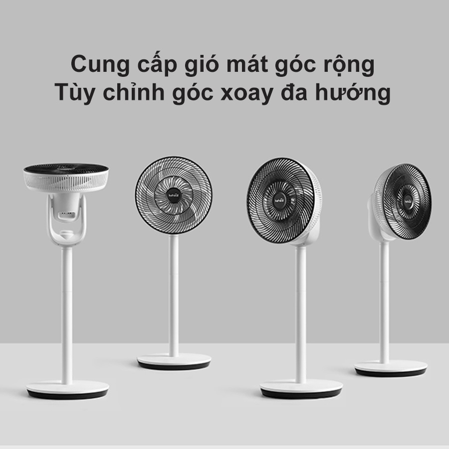 Quạt Tích Điện Tuần Hoàn Không Khí Xiaomi Keheal F4 - Hàng Nhập Khẩu