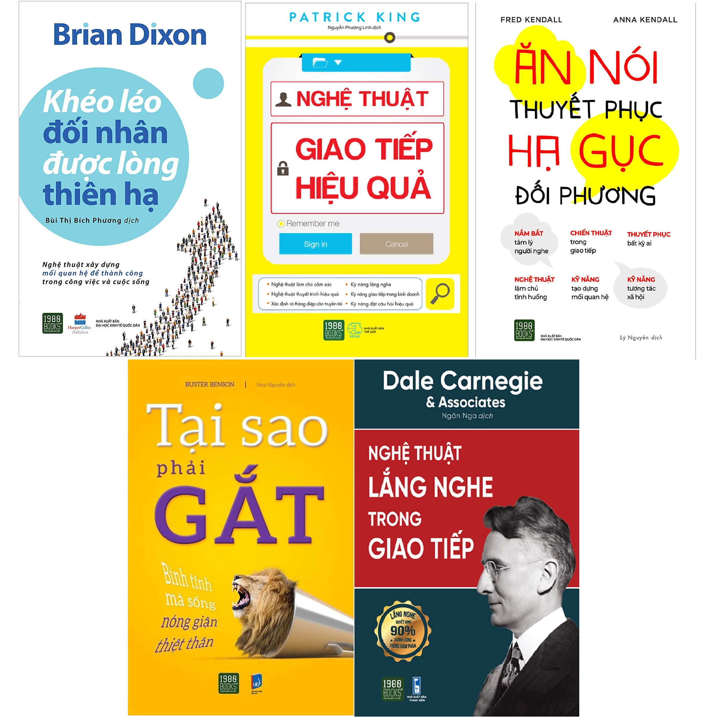 Combo Sách Khéo Giao Tiếp Để Thu Phục Lòng Người