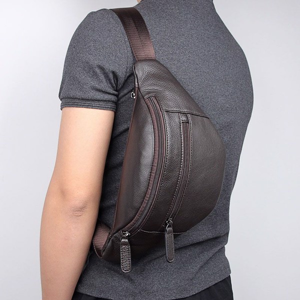 TÚI BAO TỬ ĐEO BỤNG DA BÒ MG057 SIÊU CAO CẤP