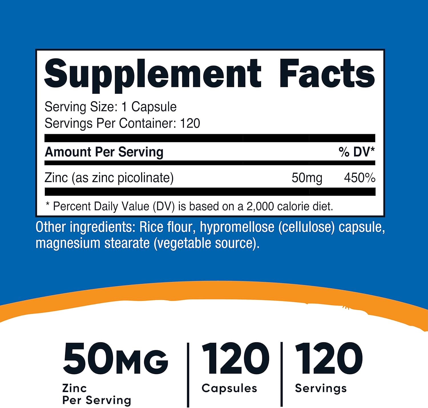 Nutricost Zinc Picolinate 50mg - Viên Uống Bổ Sung Kẽm, Hỗ Trợ Xây Dựng Cơ Bắp, Cải Thiện Giấc Ngủ