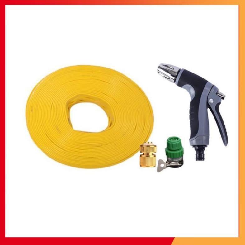 Bộ dây vòi xịt nước rửa xe,tưới cây tăng áp 3 lần 7-10m 206817