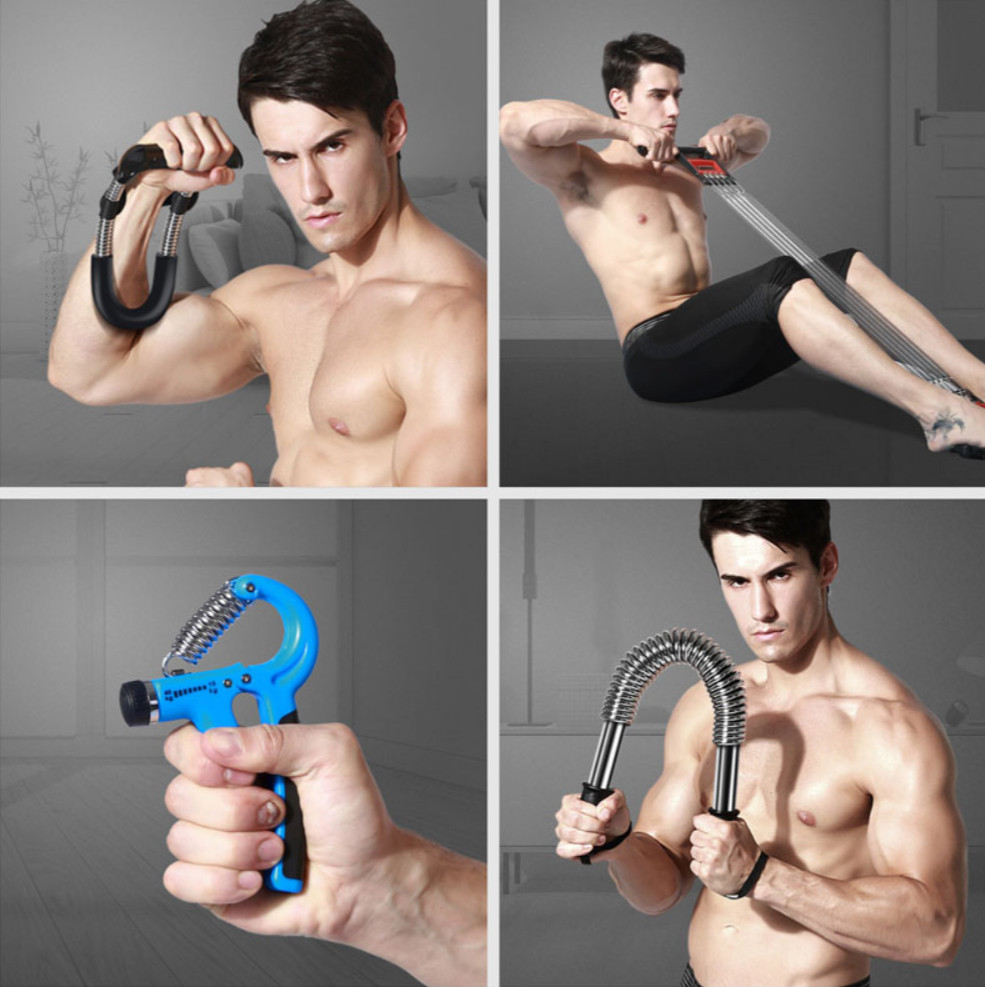 Bộ dụng cụ tập Gym Fullbox đầy đủ 10 món - Tập thể dục, thể hình tay chân bụng