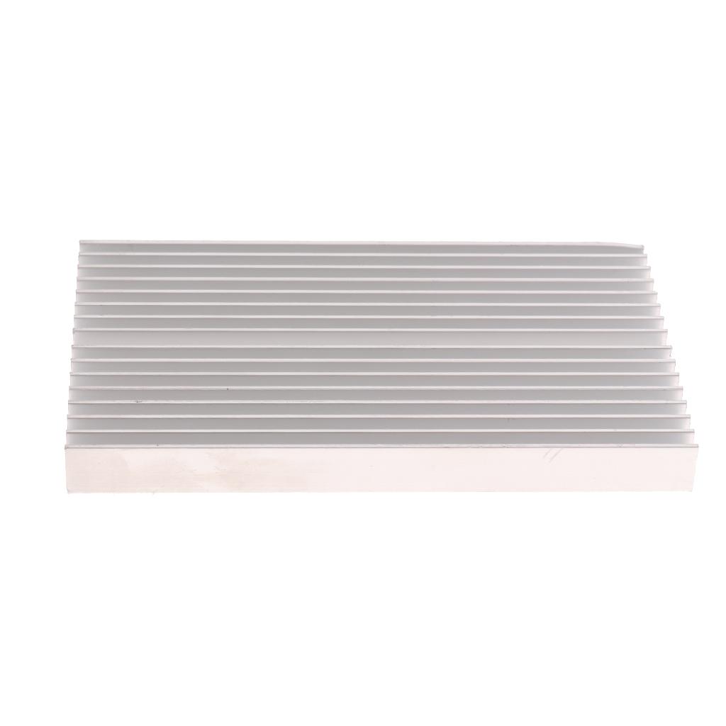 High Power LED aluminum Heatsink Module 100x60x10mm Silver  Color