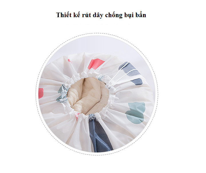 Túi dây rút nhựa 90*45cm đựng chăn màn, drap, quần áo
