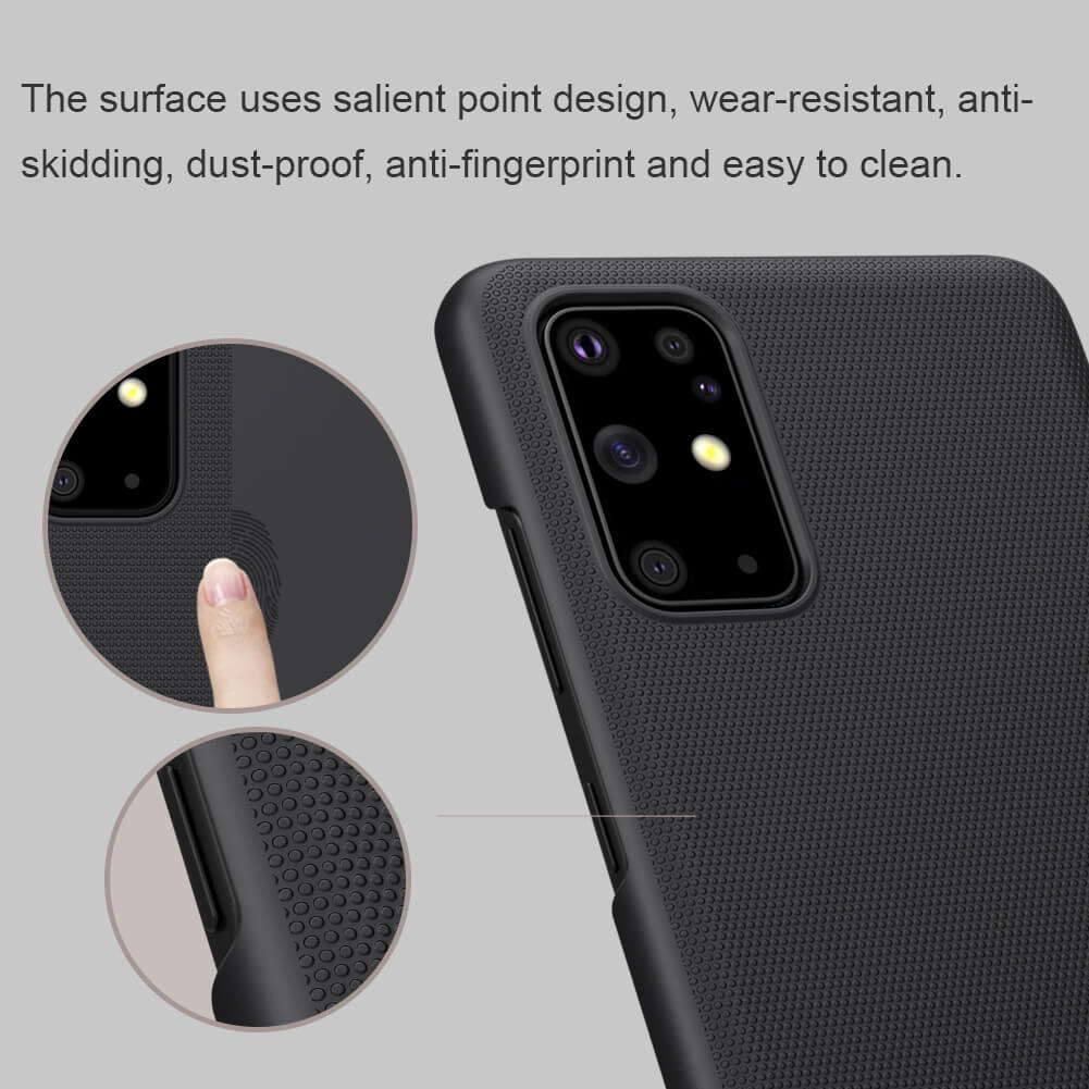 Ốp Lưng Sần chống sốc cho Samsung Galaxy S20 Plus hiệu Nillkin Super Frosted Shield - Hàng Chính Hãng