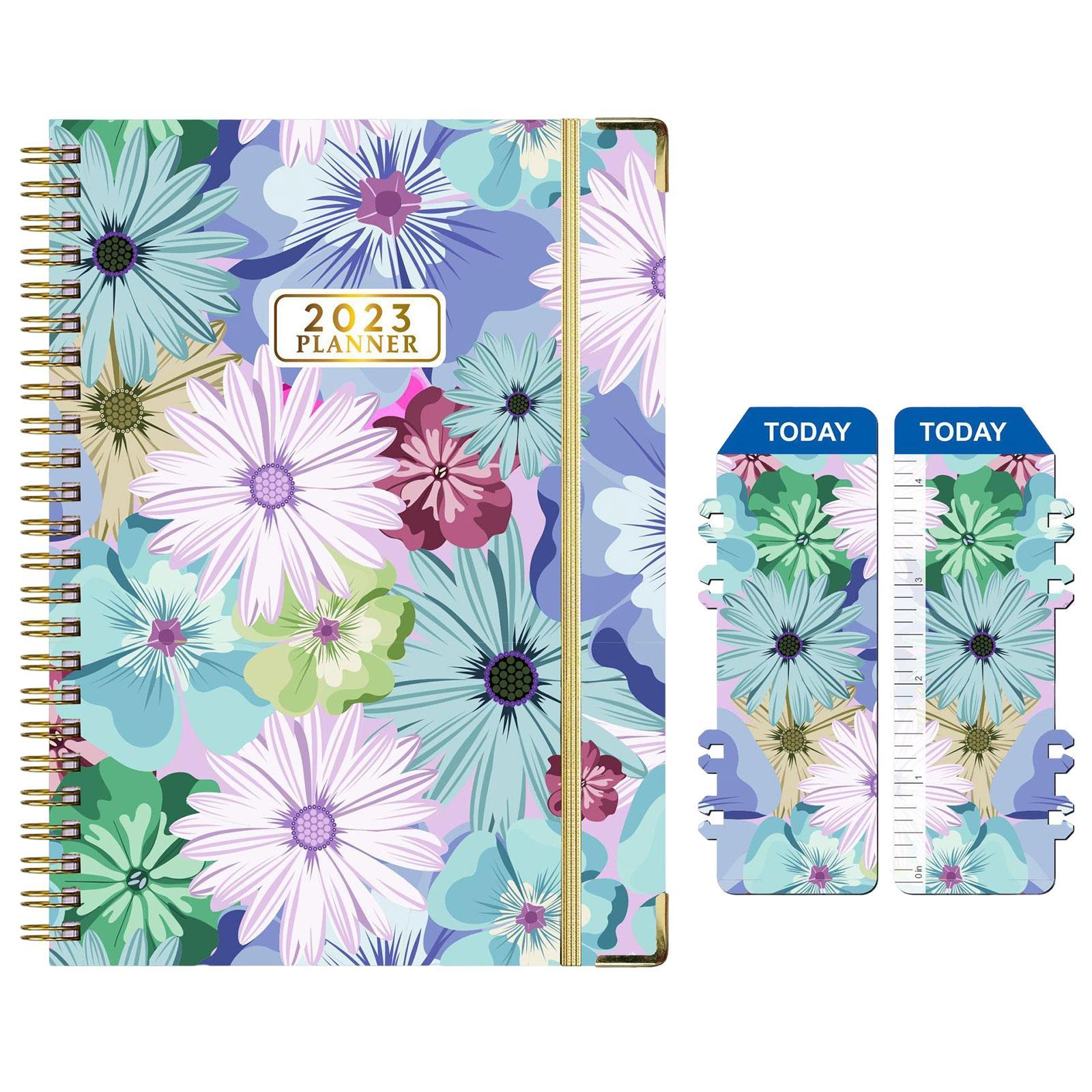 Schedule Planner 71 Page with 2 Bookmarks Agenda 2023 Planner for School