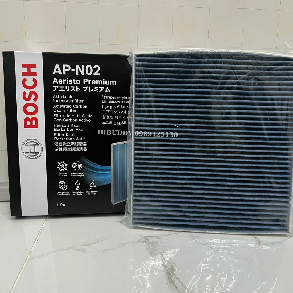 Lọc Gió Điều Hòa BOSCH Ariesto Premium AP-N02 Dành Cho Xe Mitsubishi Outlander , D-max 1.9L