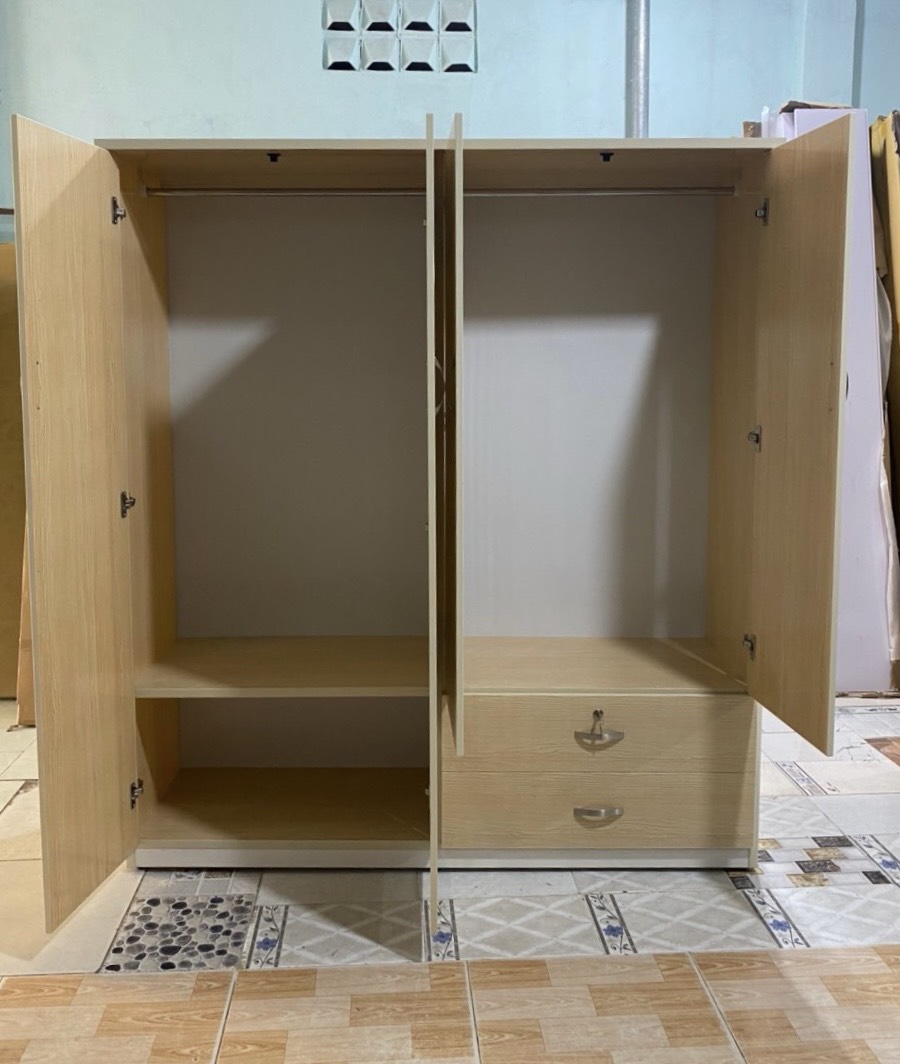 Tủ quần áo nhựa 4 cánh ĐV Juno sofa 164 x 185 x 47 cm nhiều màu lựa chọn