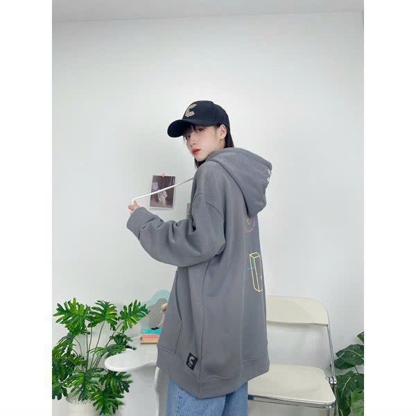 Áo Hoodie ENTIRE CHILICLUB in nổi nón rộng 2 lớp vải chính from rộng vải dày mịn chống nắng tốt, áo khoác hoodie cặp đôi