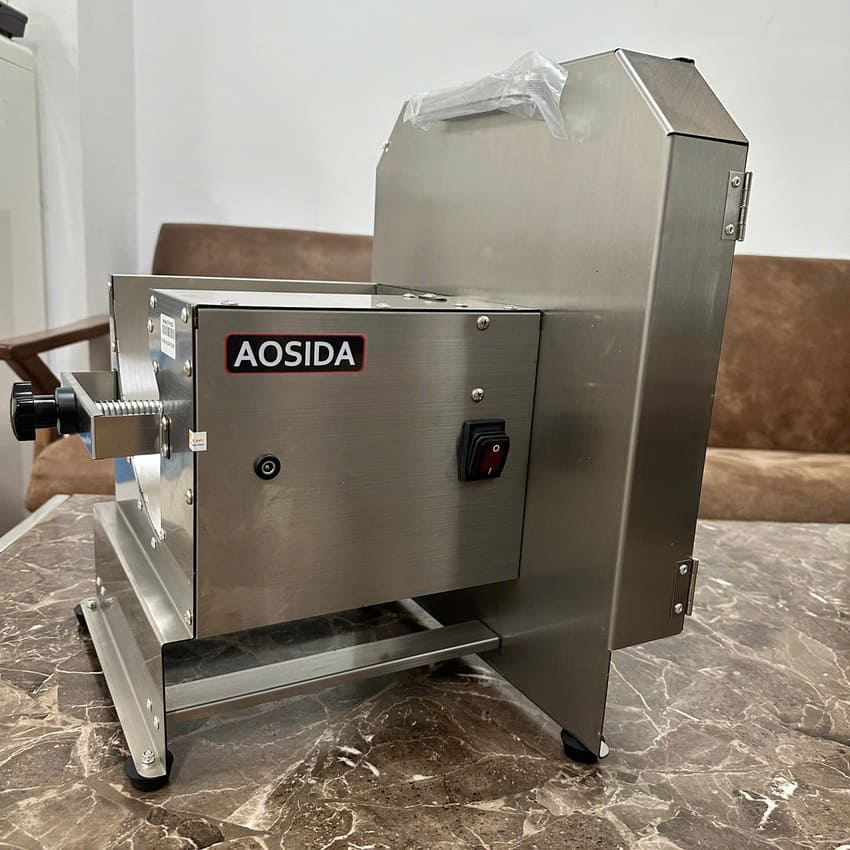Máy thái lát rau củ quả và thịt đông lạnh tự động thương hiệu Anh Quốc AOSIDA QP-D003 - Hàng Nhập Khẩu