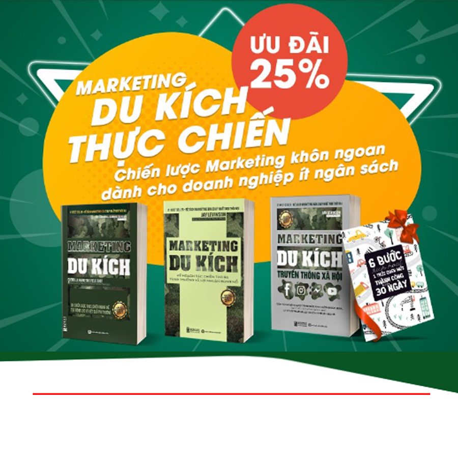 Bộ Sách Marketing Du Kích Thực Chiến - Những Chiến Lược Dành Cho Doanh Nghiệp Ít Ngân Sách