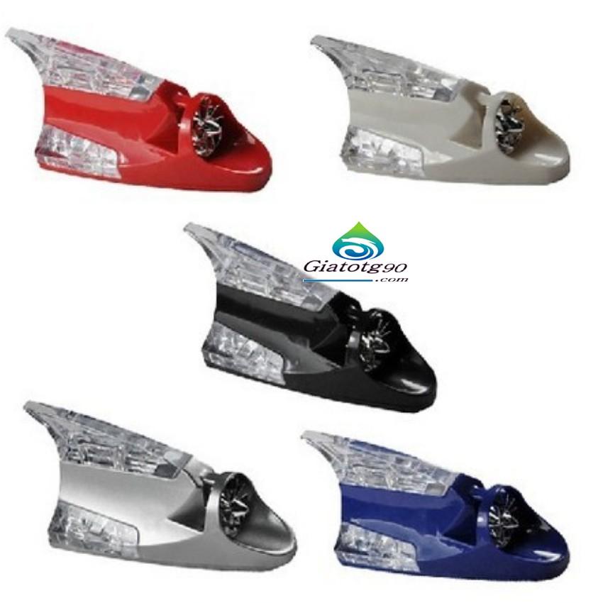 ️️ Đèn Led Vây Cá Mập Năng Lượng Gió 6299 3 Tặng 1 bộ 4 miếng dán tay nắm cửa xe M 239.