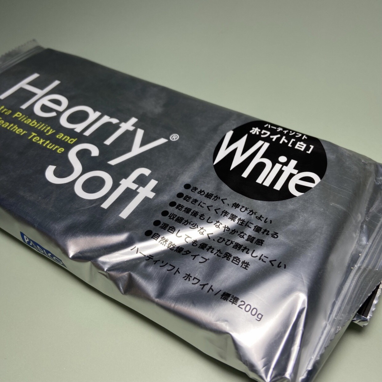 Đất Sét Nhật CAO CẤP Tự Khô Hearty Soft White 200gr - Làm hoa, nặn tượng chibi