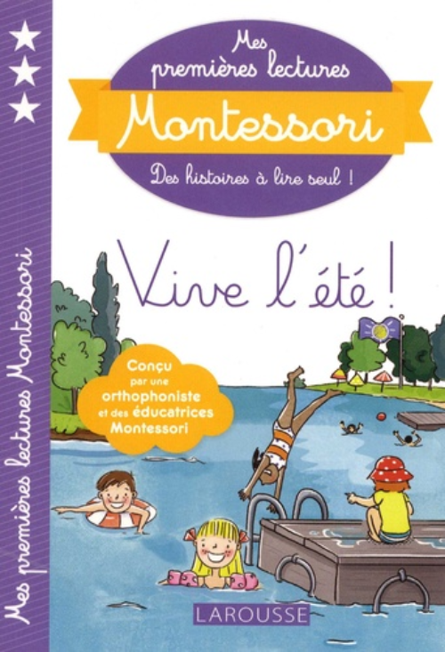 Sách tập đọc  tiếng Pháp - Mes Premieres Lectures Montessori Niveau 3, Vive L'Éte !