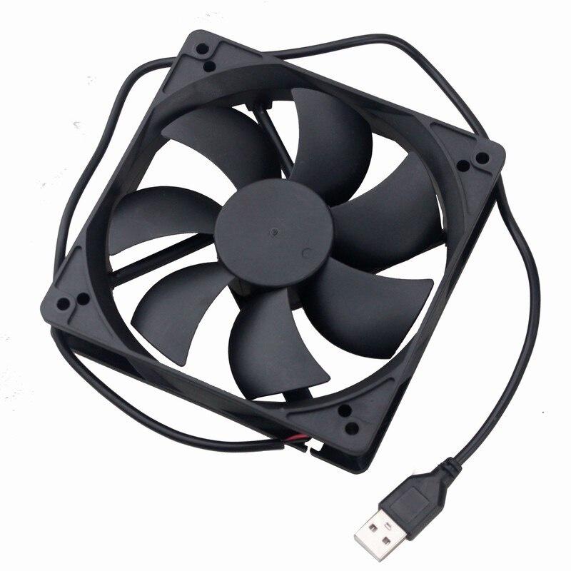 1 Pcs Gdstime DC 5V 120x120x25mm 1500RPM Brushless USB Computer Case Cooling Fan 120mm x 25mm 12025 12cm